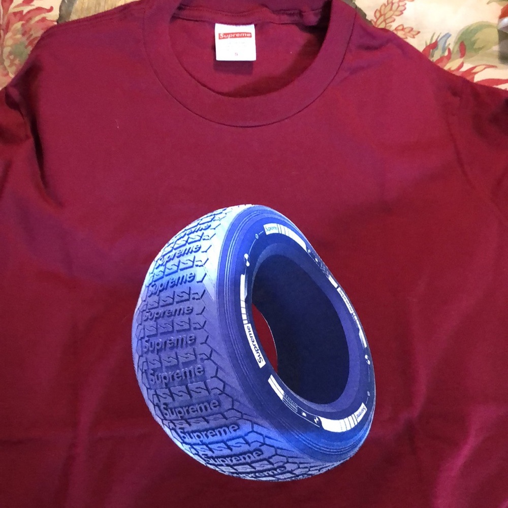 ❌Sold❌SUPREME size Small Authentic Vehicle Tire RARE NEW - Picture 8 of 13